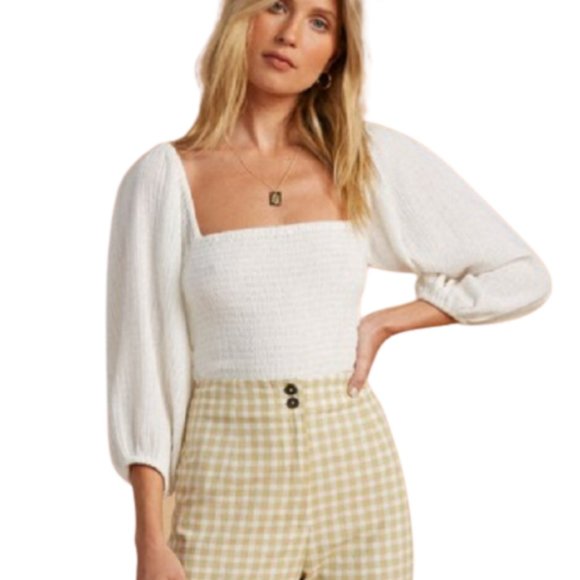 Billabong Tops - Billabong Salty Blonde Coastal Breeze Top - L - NWOT